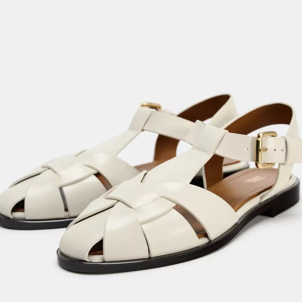 Zara Fisherman Sandals 38
